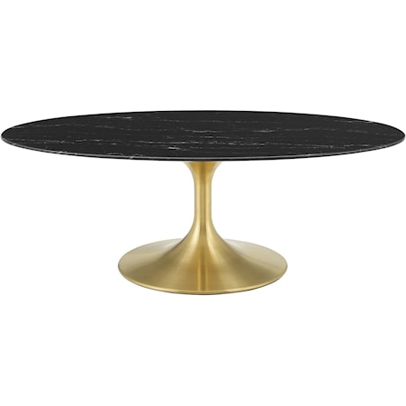 48" Oval Coffee Table