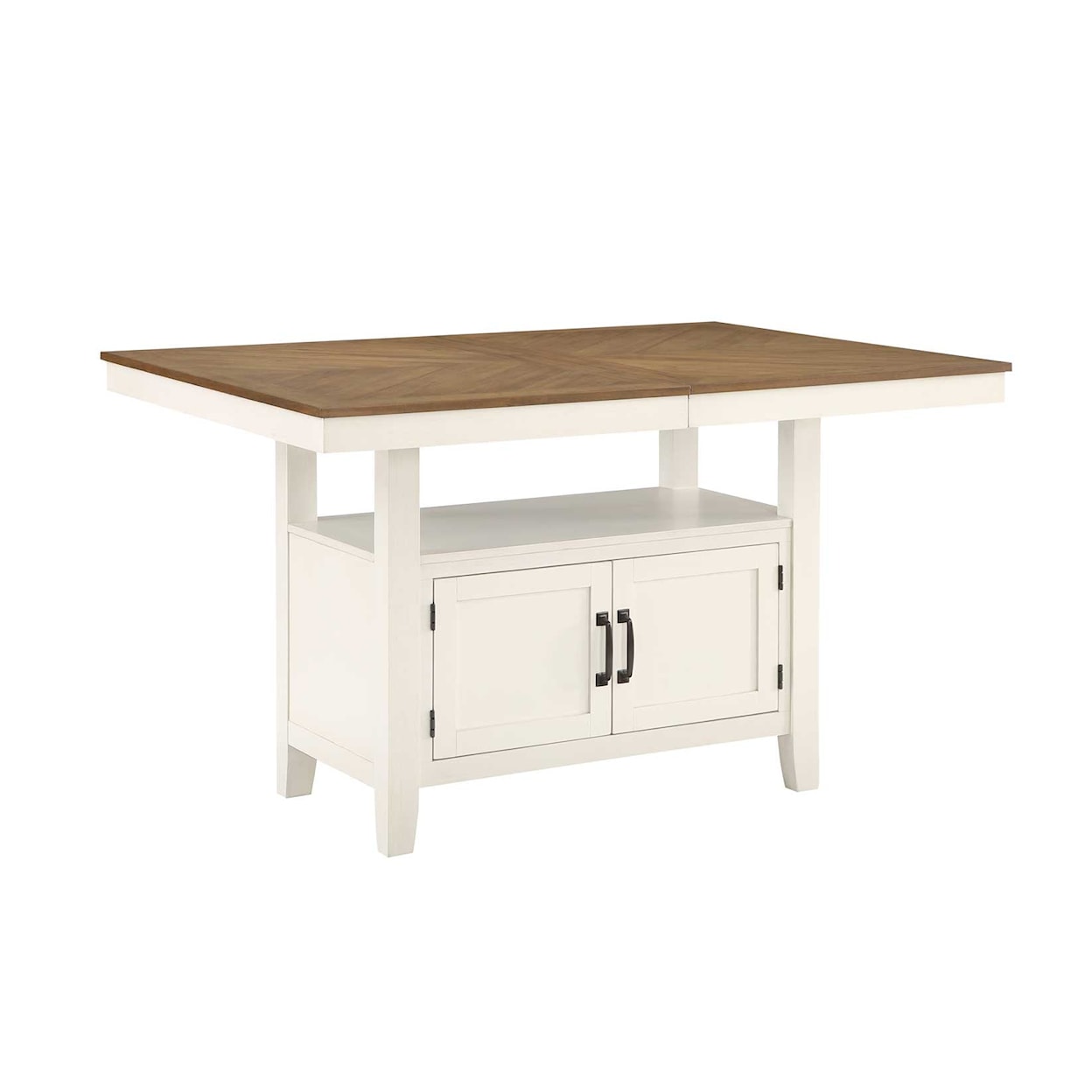 Steve Silver Henry HENRY WHITE STORAGE COUNTER TABLE | .