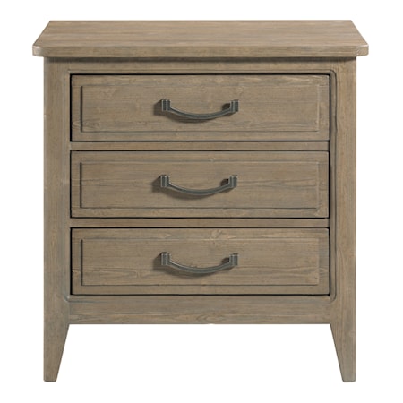 Eastlake Three Drawer Nightstand