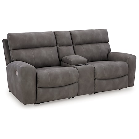 3-Piece Power Reclining Loveseat w/ Console