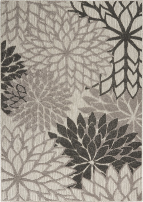 3'6" x 5'6" Silver Grey Rectangle Rug