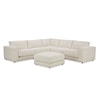 Hickorycraft 734801BD Modular Sofa with 4 Seats and 1 Ottoman