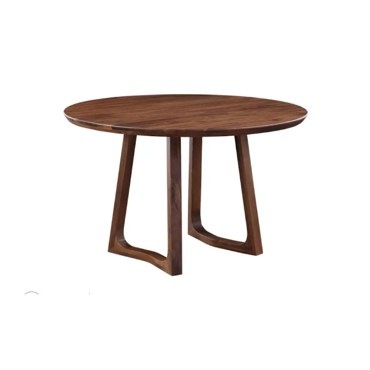 Moe's Home Collection Silas Round Solid Walnut Dining Table