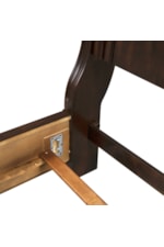 Liberty Furniture Arbor Place Traditional Queen Sleigh Bed with Unique Scrolled Headboard