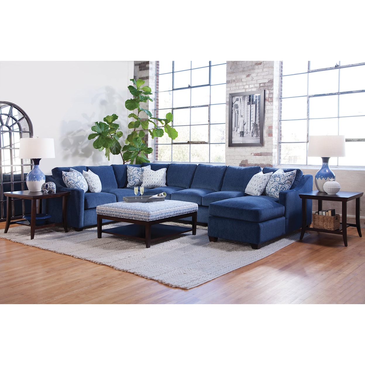 Braxton Culler Oliver Oliver 3-Piece Chaise Sectional