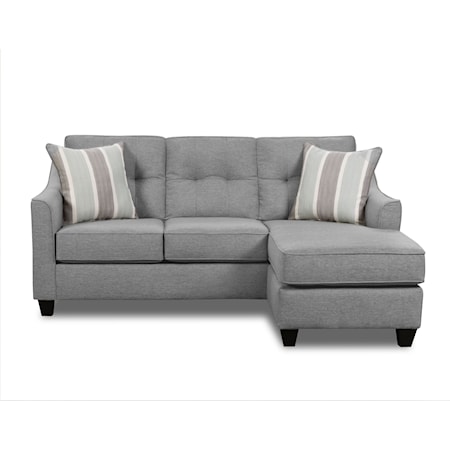 Stationary Sofa with Chaise Lounge 