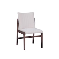 Transitional Side Chair in Lead Finish