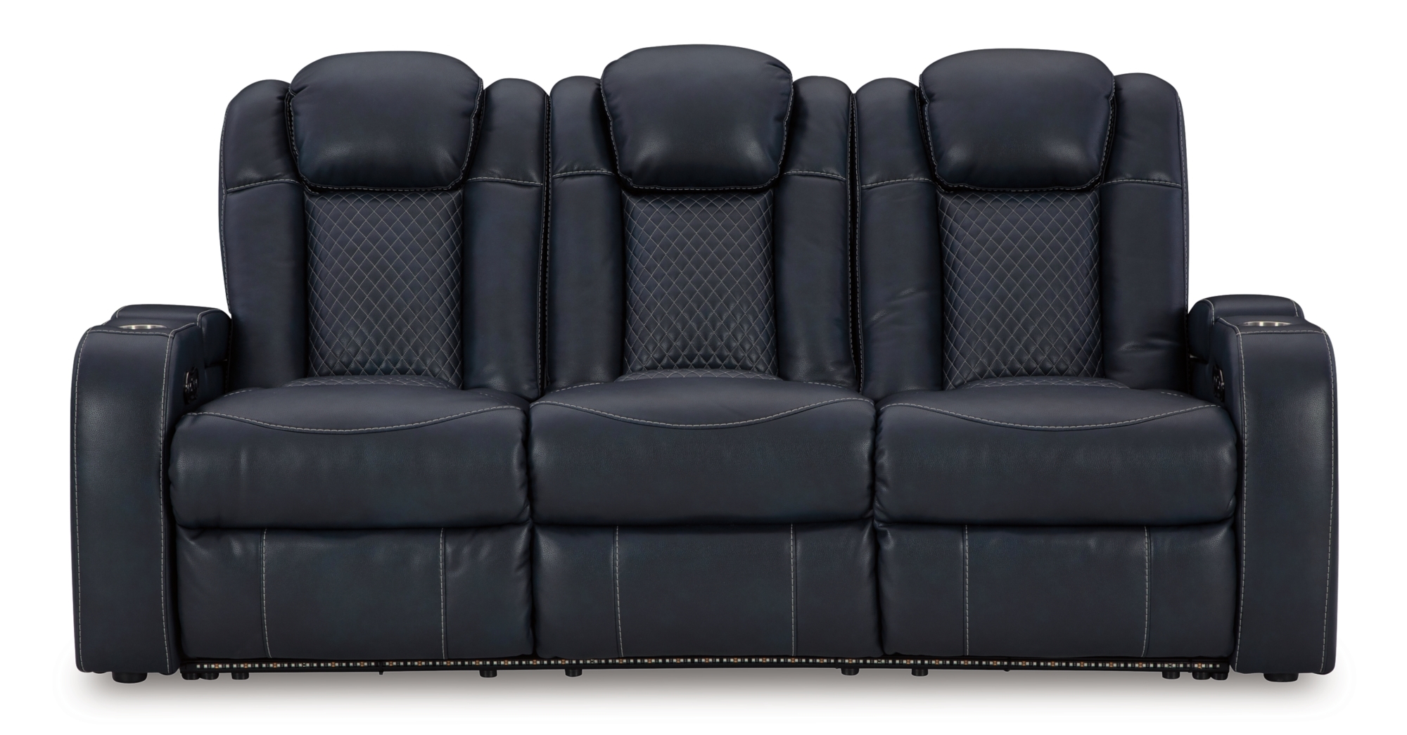 Pwr Rec Sofa With Adj Headrest