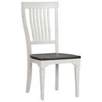 Cottage Dining Side Chair with Slatted Back