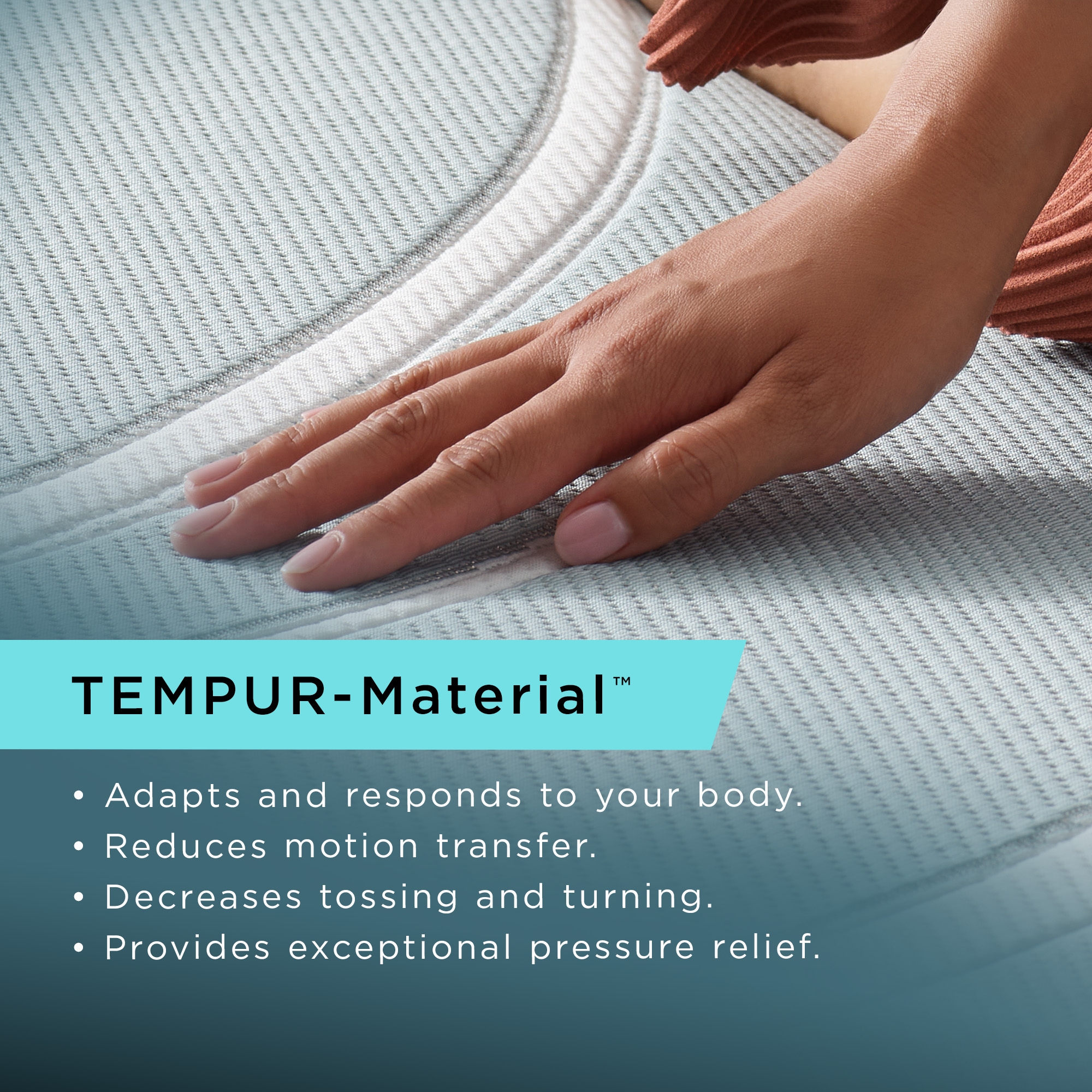TEMPUR-LuxeAdapt&#174; Medium Hybrid Queen