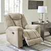 Signature Design by Ashley Hindmarsh Power Recliner with Adjustable Headrest