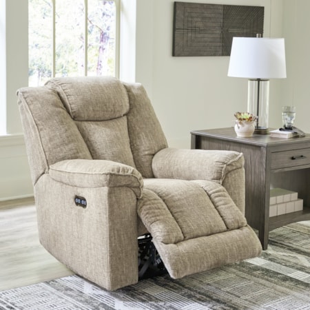 Power Recliner with Adjustable Headrest