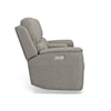 Flexsteel Aarons Power Headrest & Lumbar Reclining Console