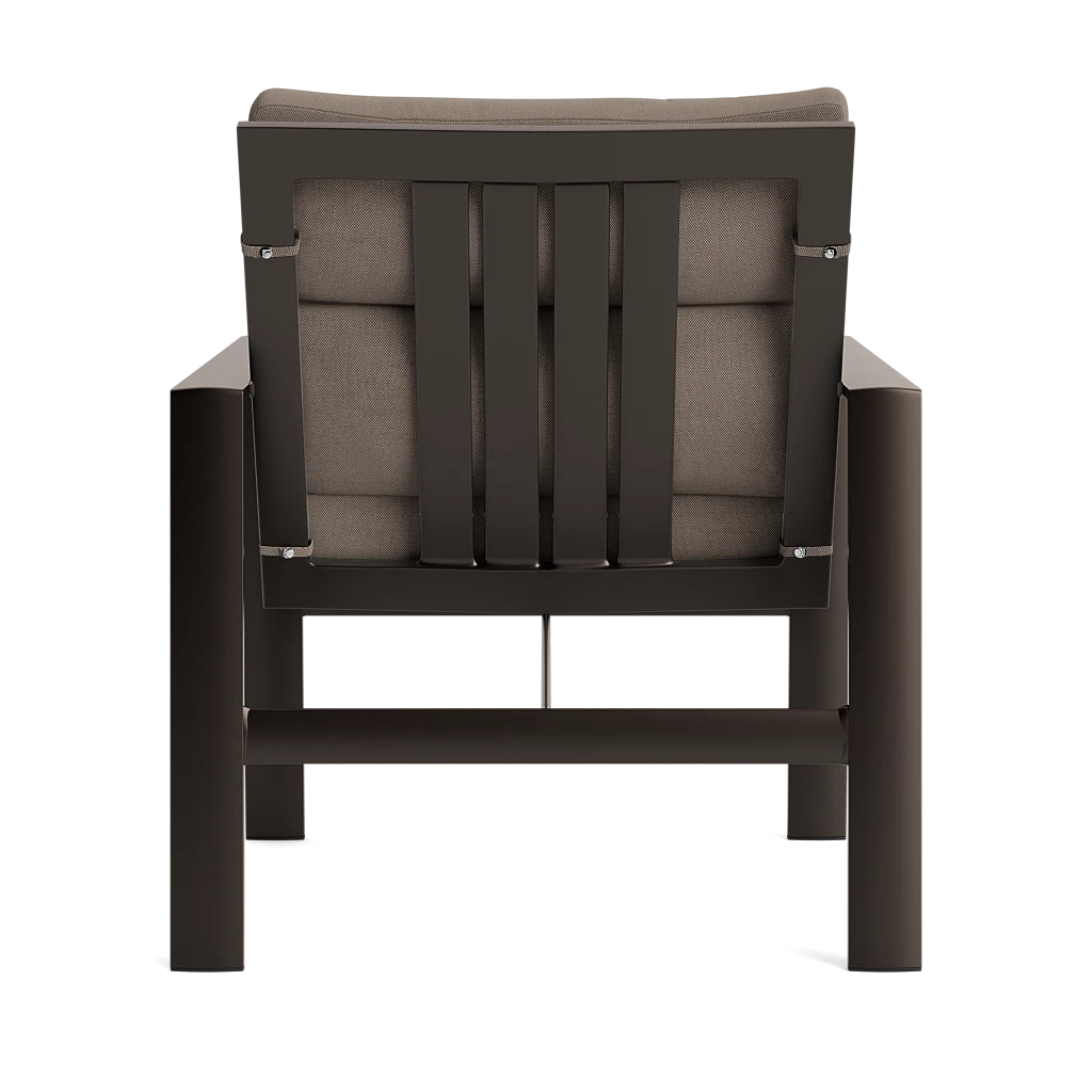 Cushioned Aluminum Dining Armchair