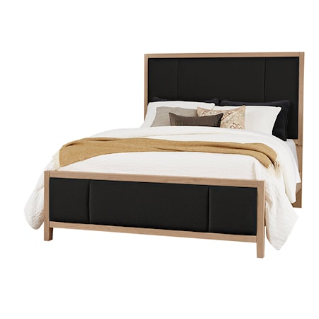 Queen Upholstered Panel Bed