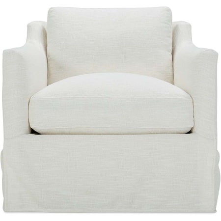 Slipcover Swivel Chair