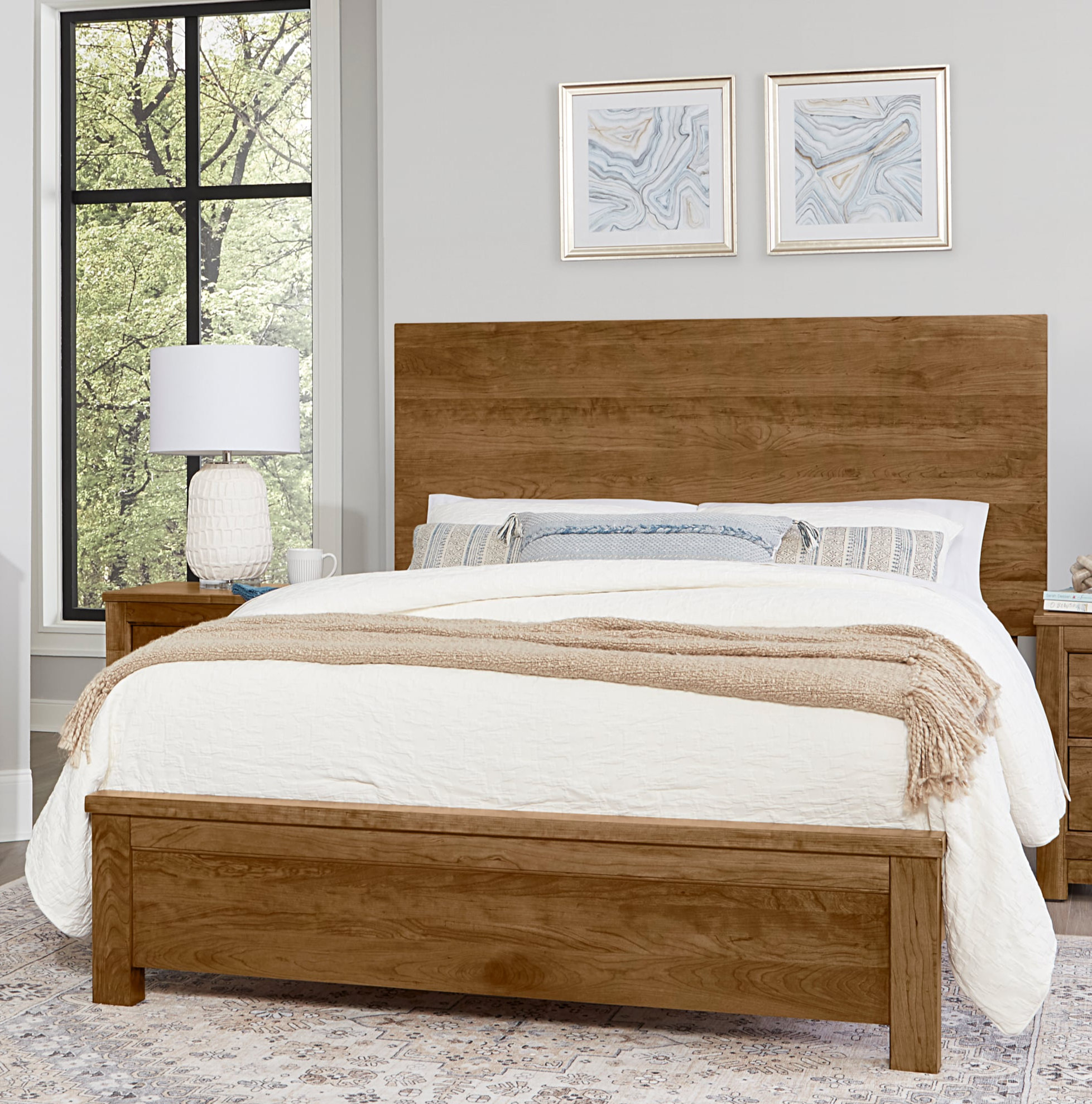 Artisan & Post Crafted Cherry California King Plank Bed