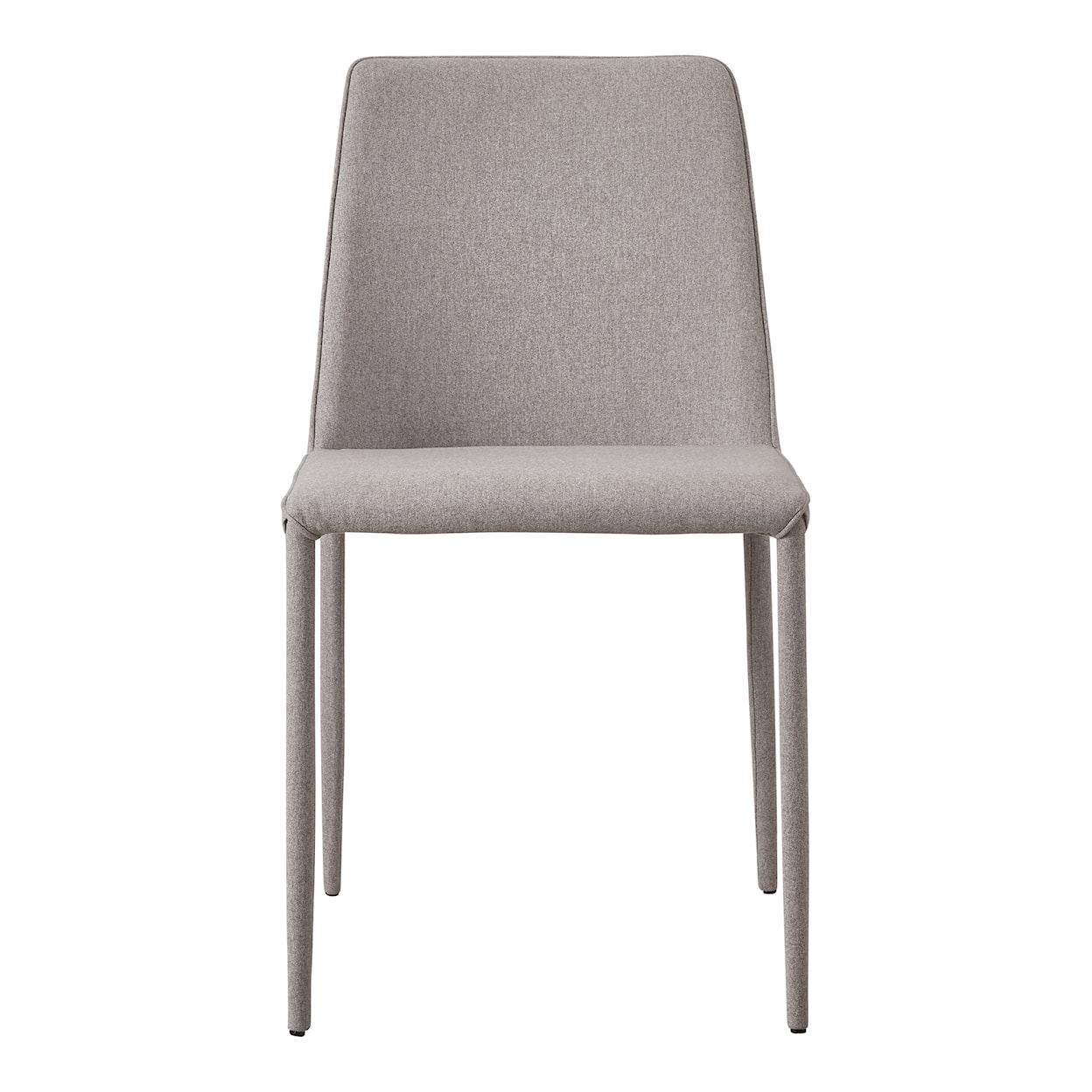 Moe's Home Collection Nora Light Grey Polyester Dining Chair