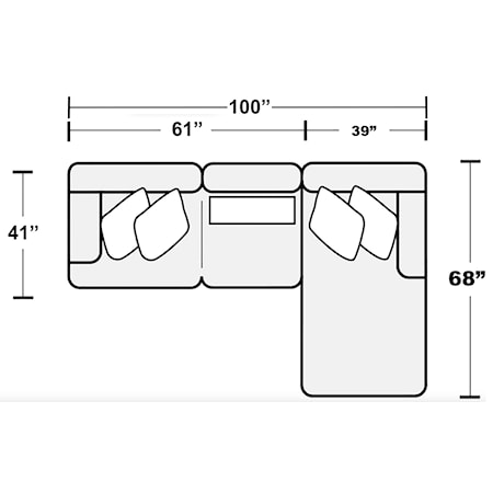 2-Piece Sectional Sofa