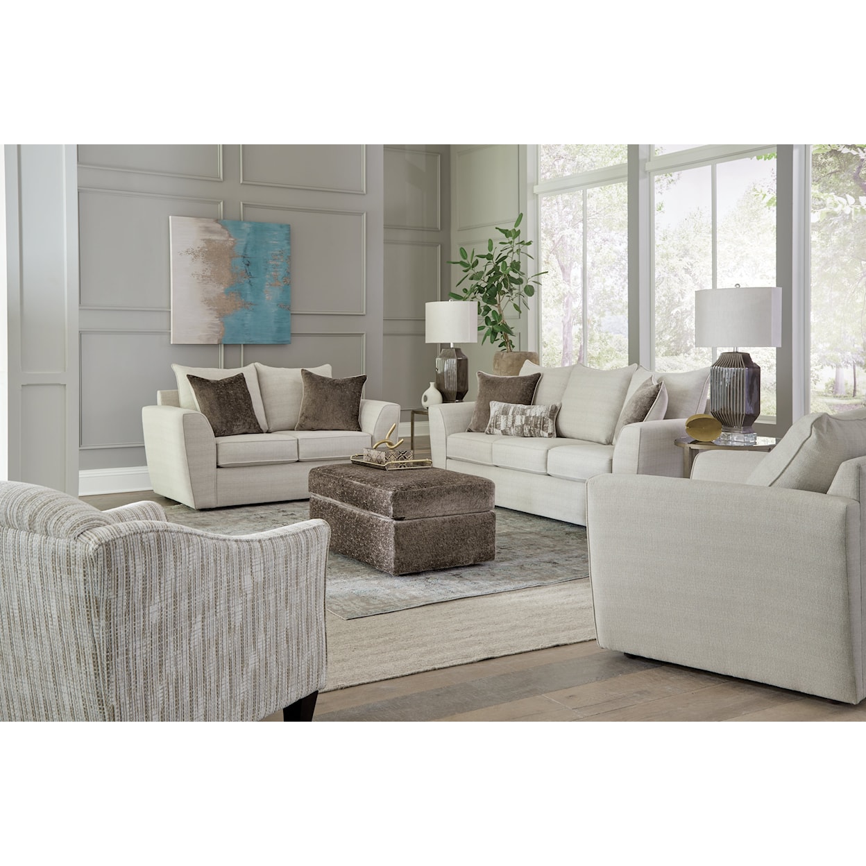 Behold Home BH1220 Winslow 5-Piece Living Room Set