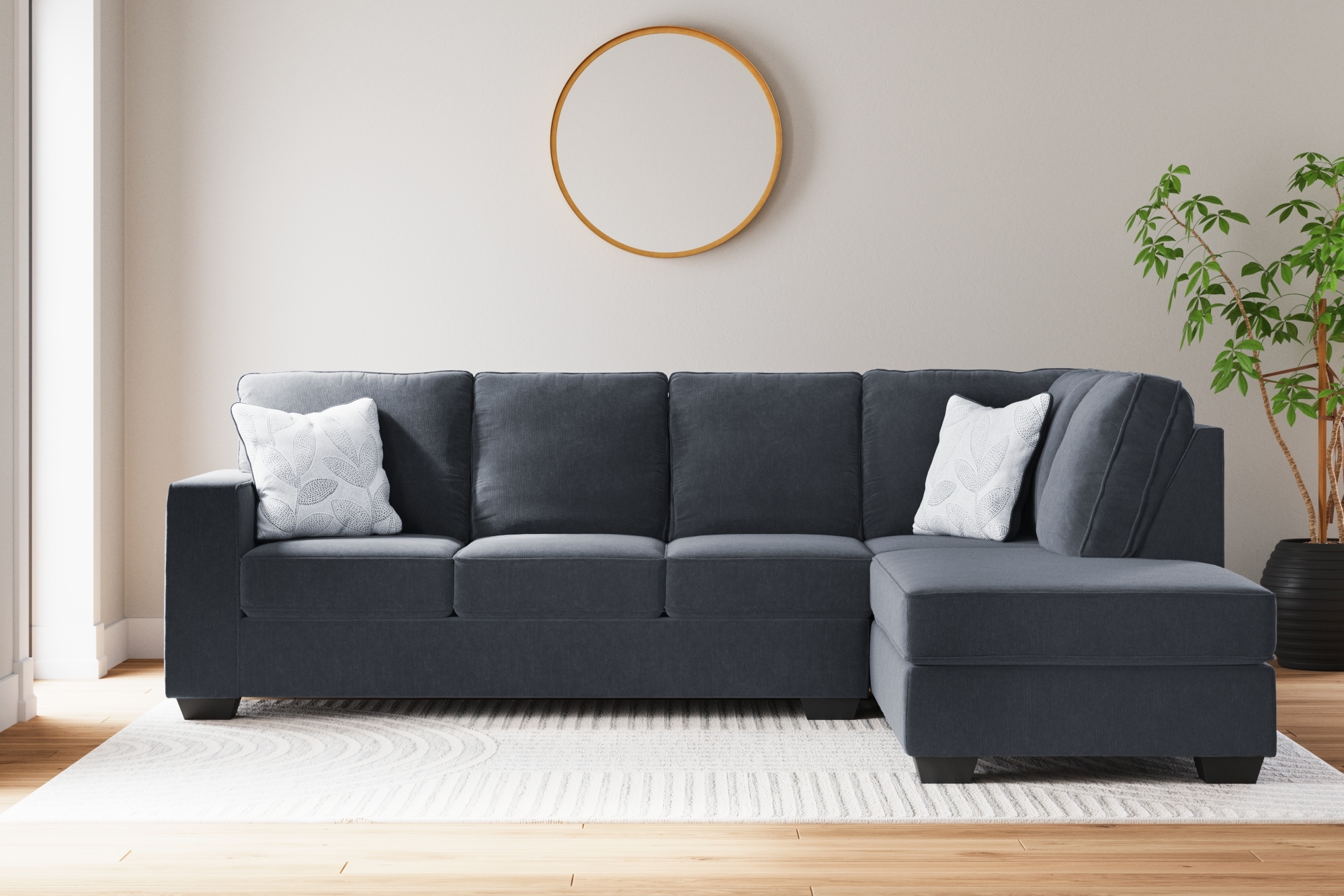 2-Piece Sectional With Chaise