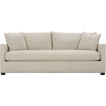 Contemporary 88" Bench Cushion Sofa