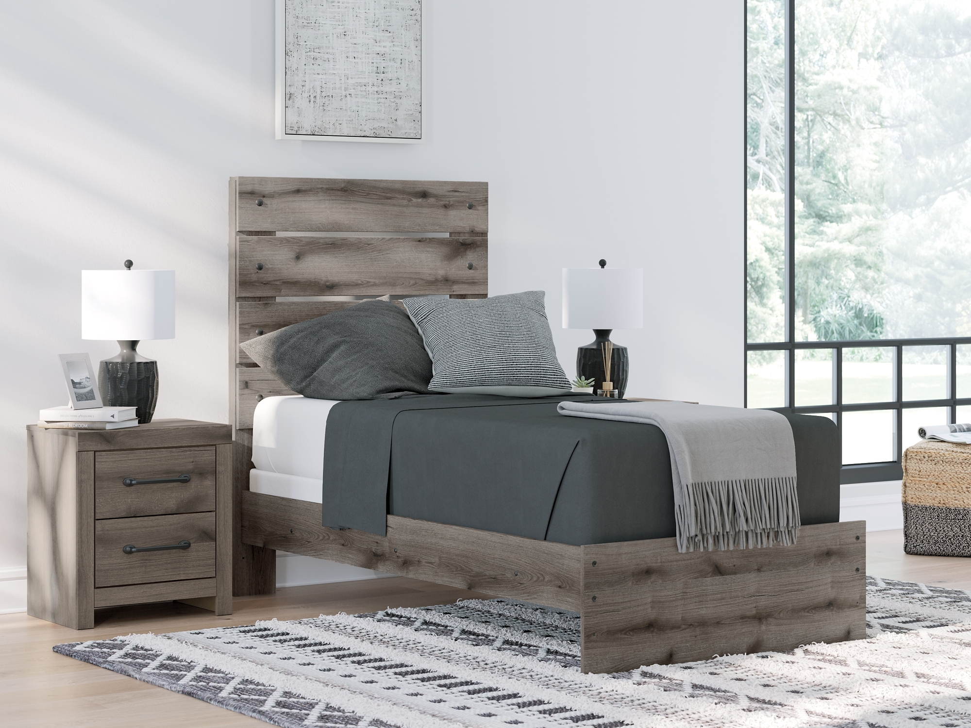 Twin Panel Bed