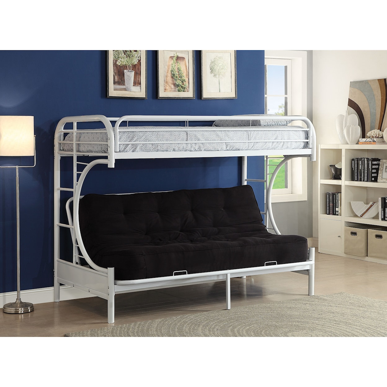 Acme Furniture Eclipse Twin XL/Queen Futon Bunk Bed