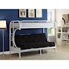 Acme Furniture Eclipse Twin XL/Queen Futon Bunk Bed