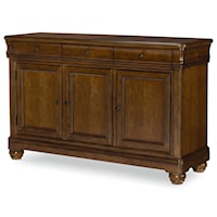 Traditional 3-Door Credenza