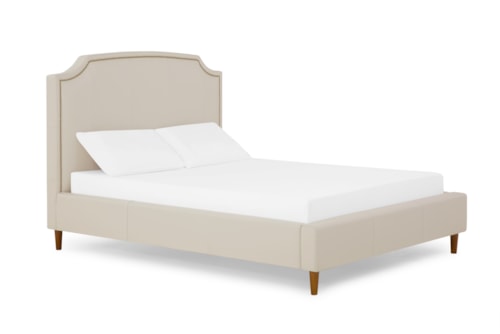 Arbor Transitional Upholstered Full Bed with 54" Headboard
