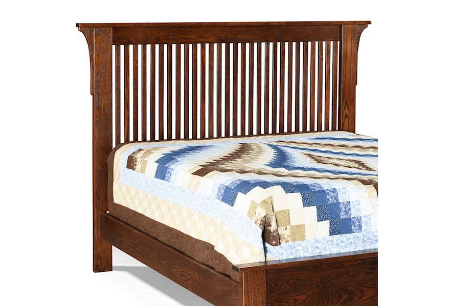 Franklin Queen Spindle Headboard by Archbold Furniture at Furniture and ApplianceMart