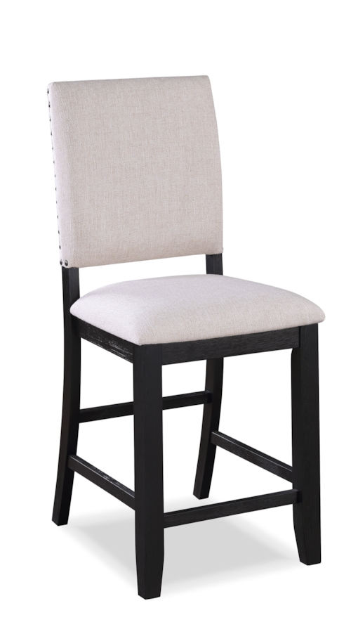 Traditional Counter Height Upholstered Chair