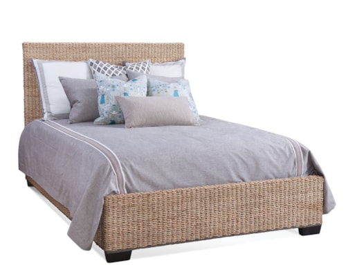 Tropical King Banana Leaf Panel Bed