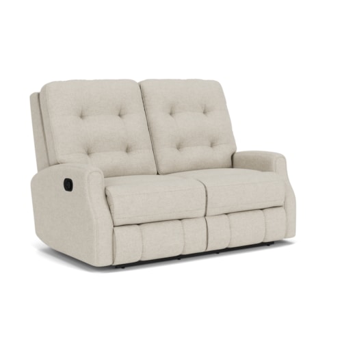 Button Tufted Manual Reclining Loveseat