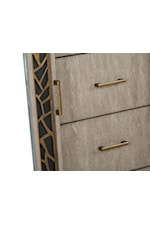 Magnussen Home Ryker Bedroom Transitional 6-Drawer Dresser with Felt-Lined Top Drawers