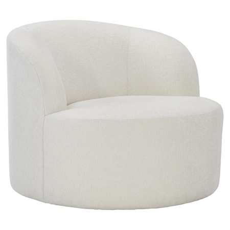 Elle Fabric Swivel Chair