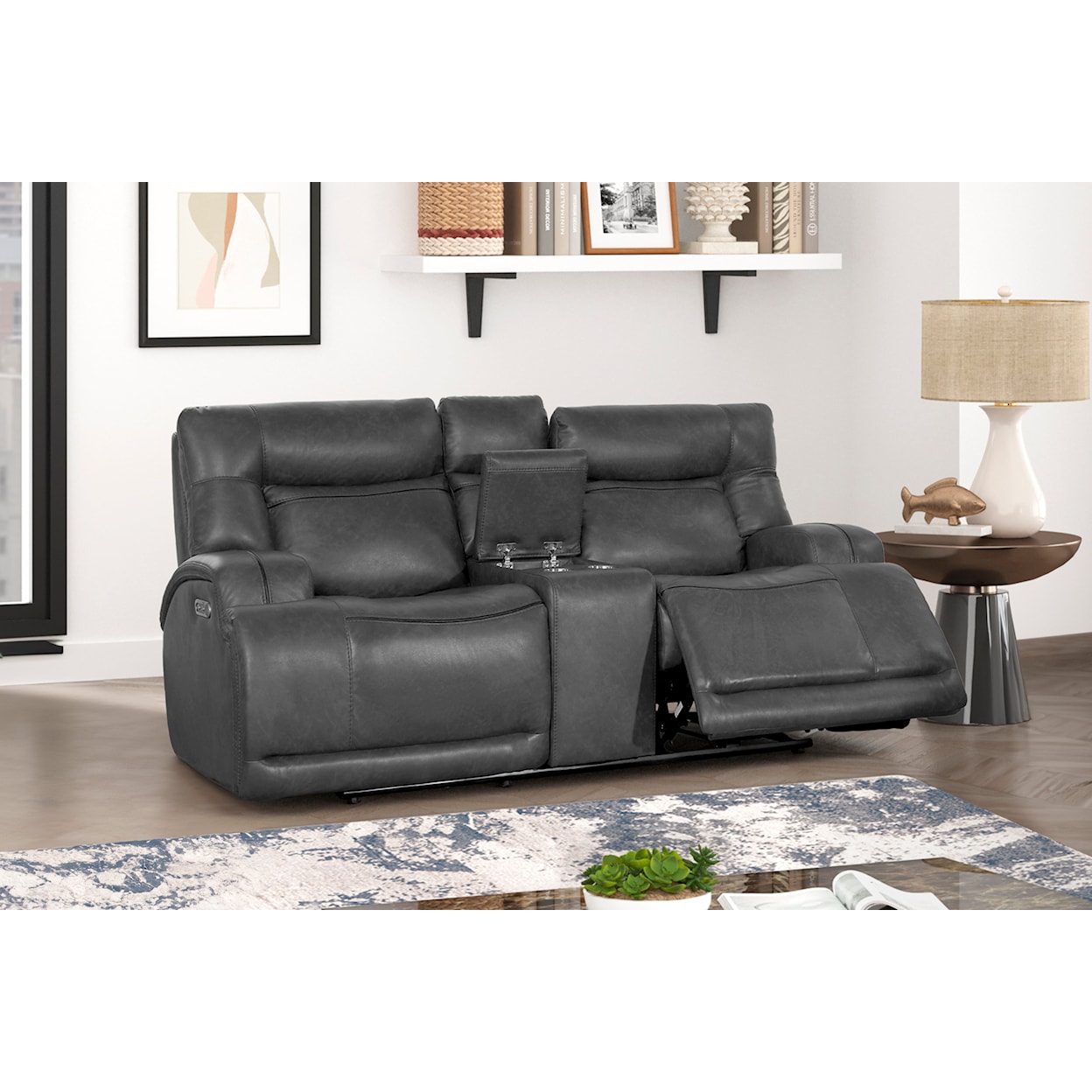 New Classic Titan Power Loveseat