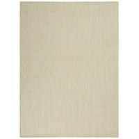 4' x 6' Ivory Green Rectangle Rug