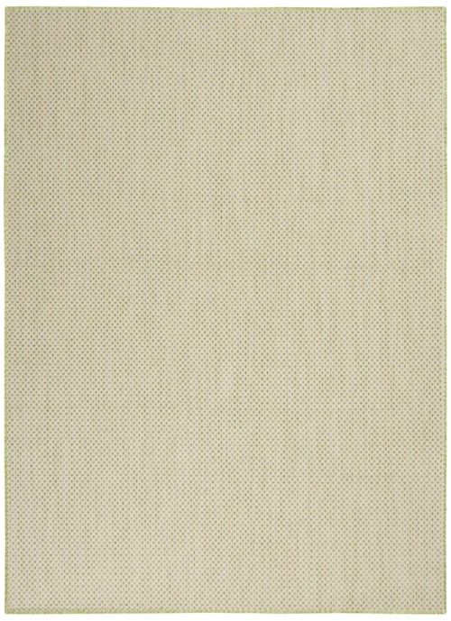 4' x 6' Ivory Green Rectangle Rug