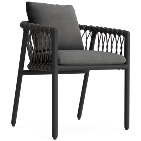 Cushioned Rope Dining Armchair
