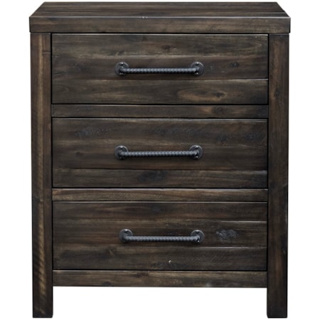 3-Drawer Nightstand