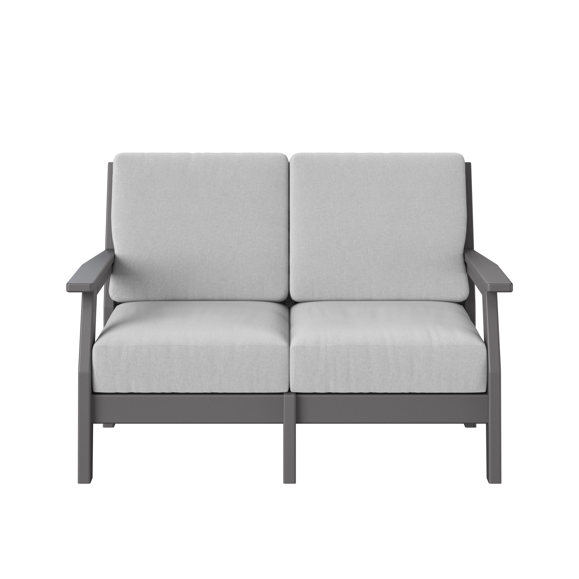 Cushioned Poly Loveseat