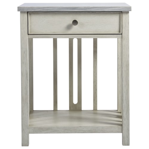 Escape Bedside Table with Stone Top