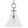 Uttermost Lighting Fixtures - Pendant Lights Imbuto Funnel Glass 1 Light Pendant