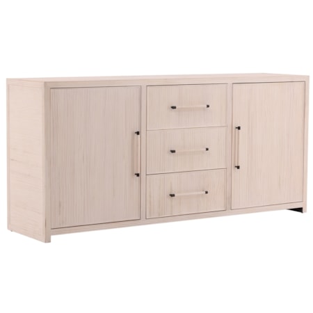2-Door Sideboard with 3 Drawers