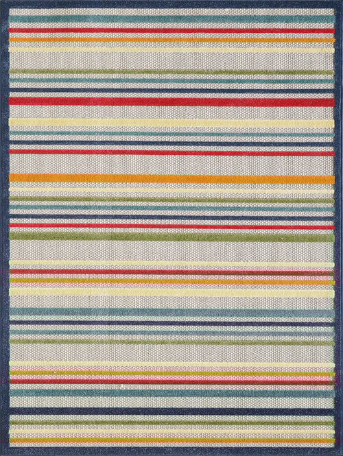 7'10" x 9'10" Ivory Rectangle Rug