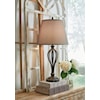 Signature Design by Ashley Ornawell Metal Table Lamp (Set of 2)