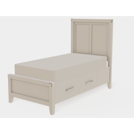 Twin XL Raised Panel Bed RD