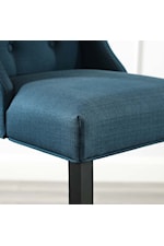 Modway Baronet Counter Bar Stool Upholstered Fabric Set of 2